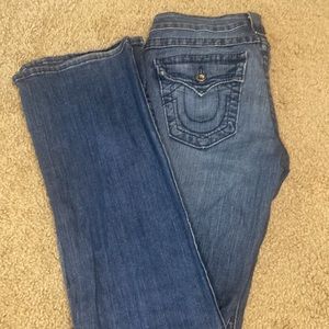 True Religion Denim Jeans with Crystal Bling trim